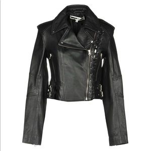 ALEXANDER MCQUEEN WOMEN’S LEATHER BIKER